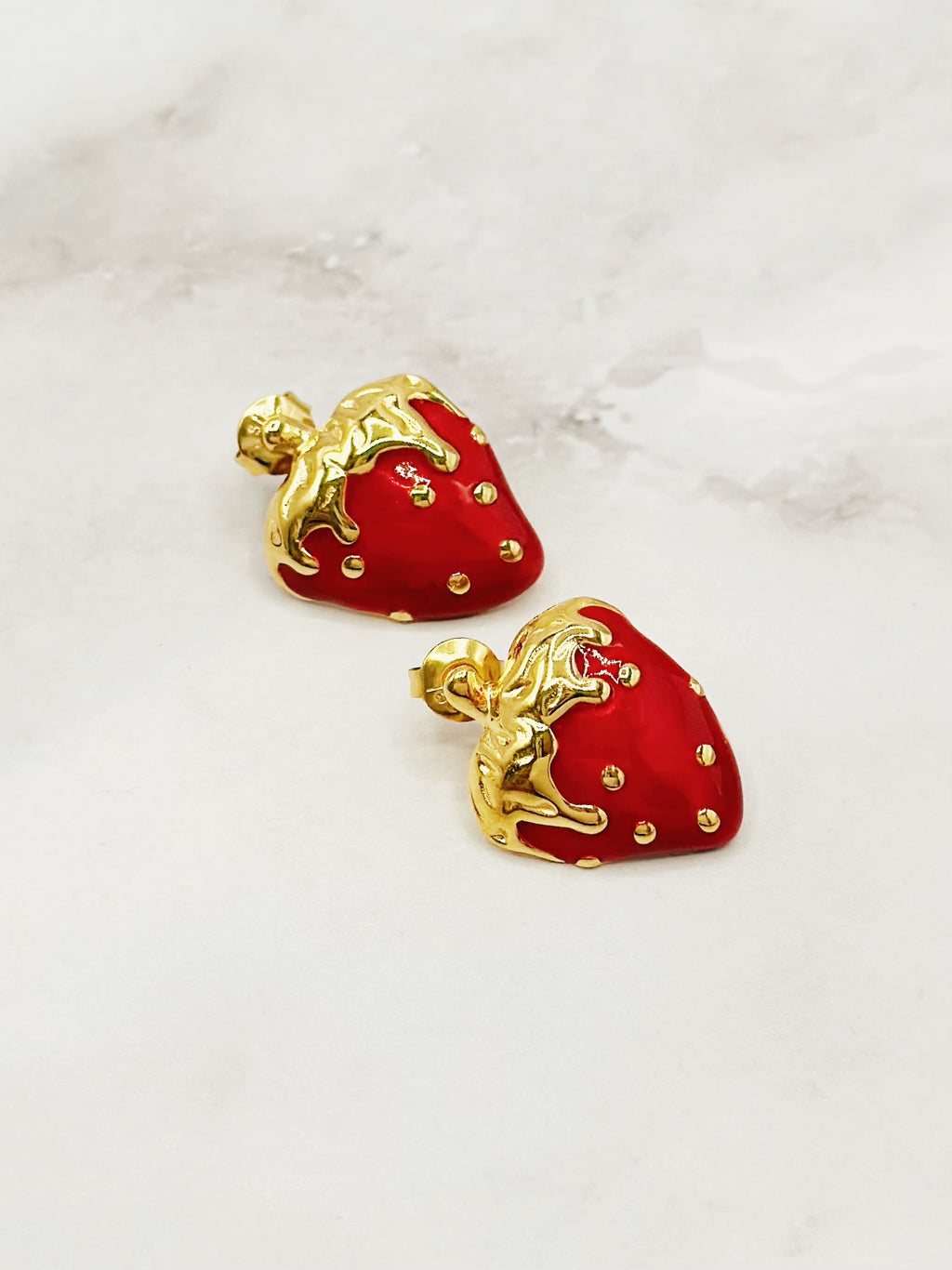 The Strawberry Earrings