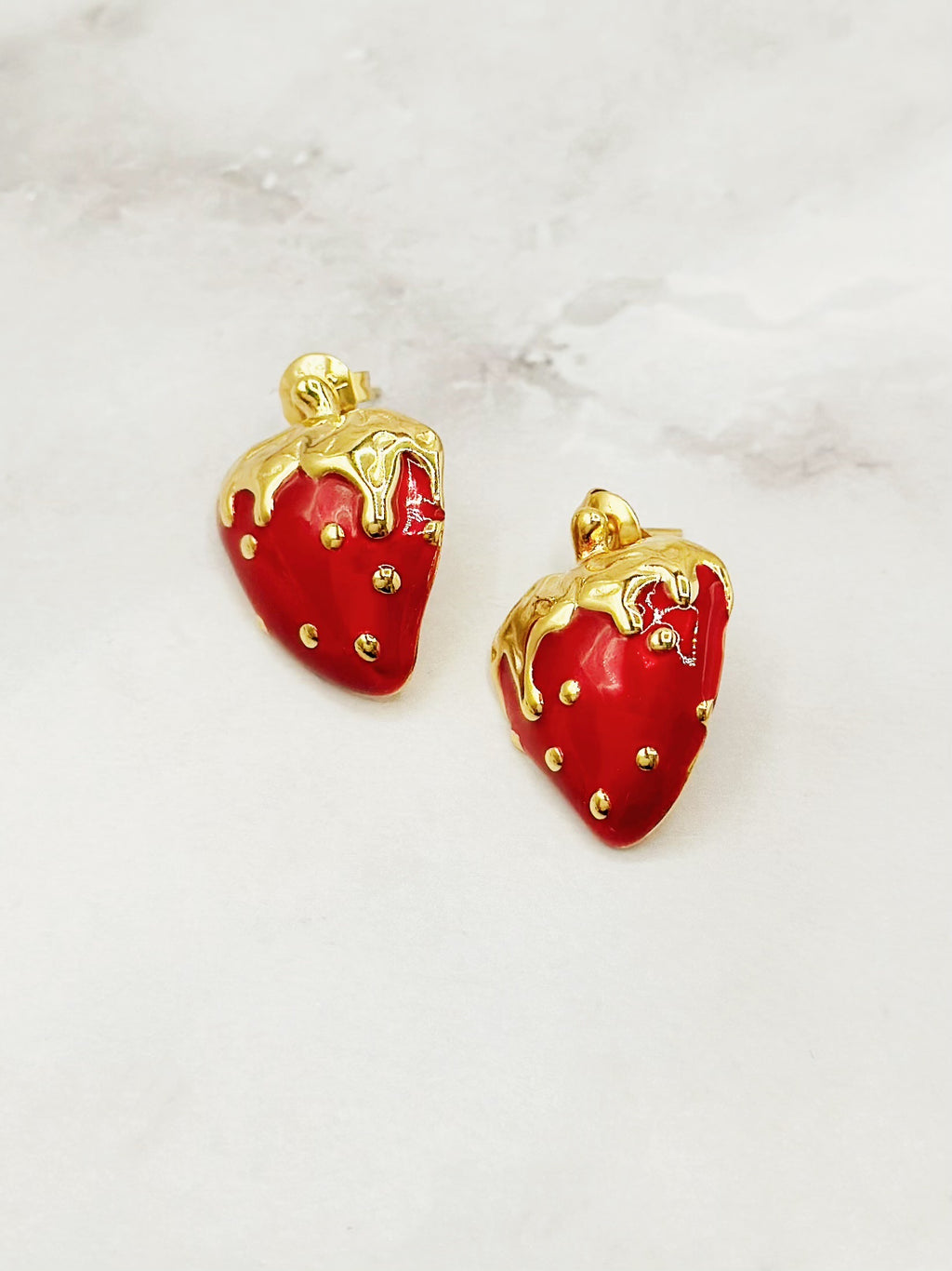 The Strawberry Earrings
