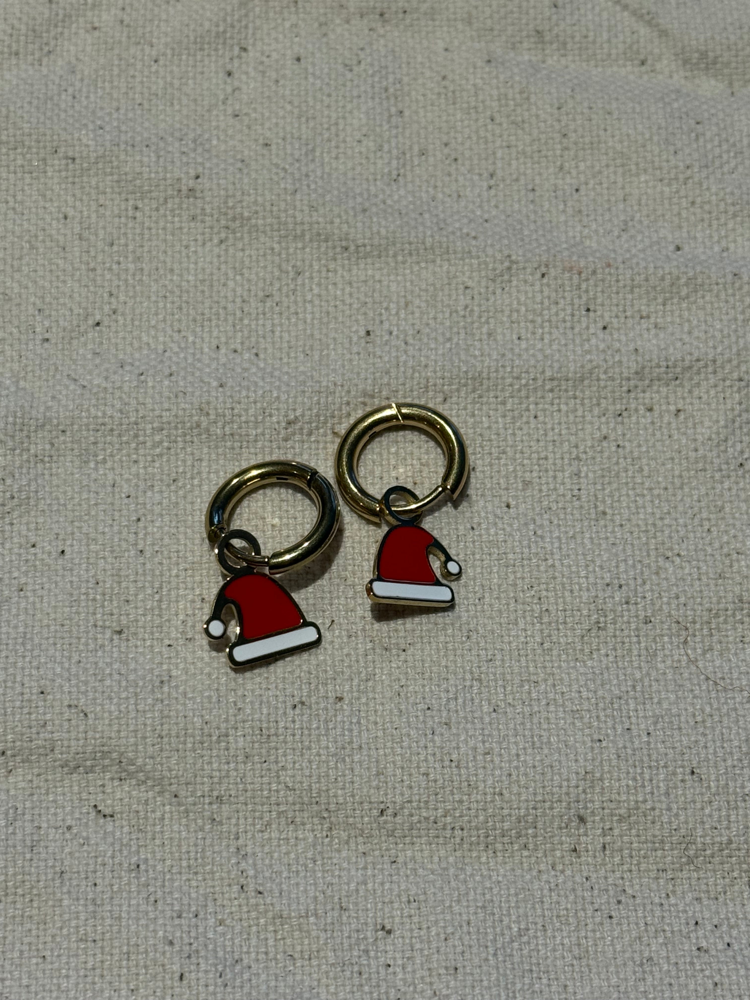 The Santa Hat Festive Earrings