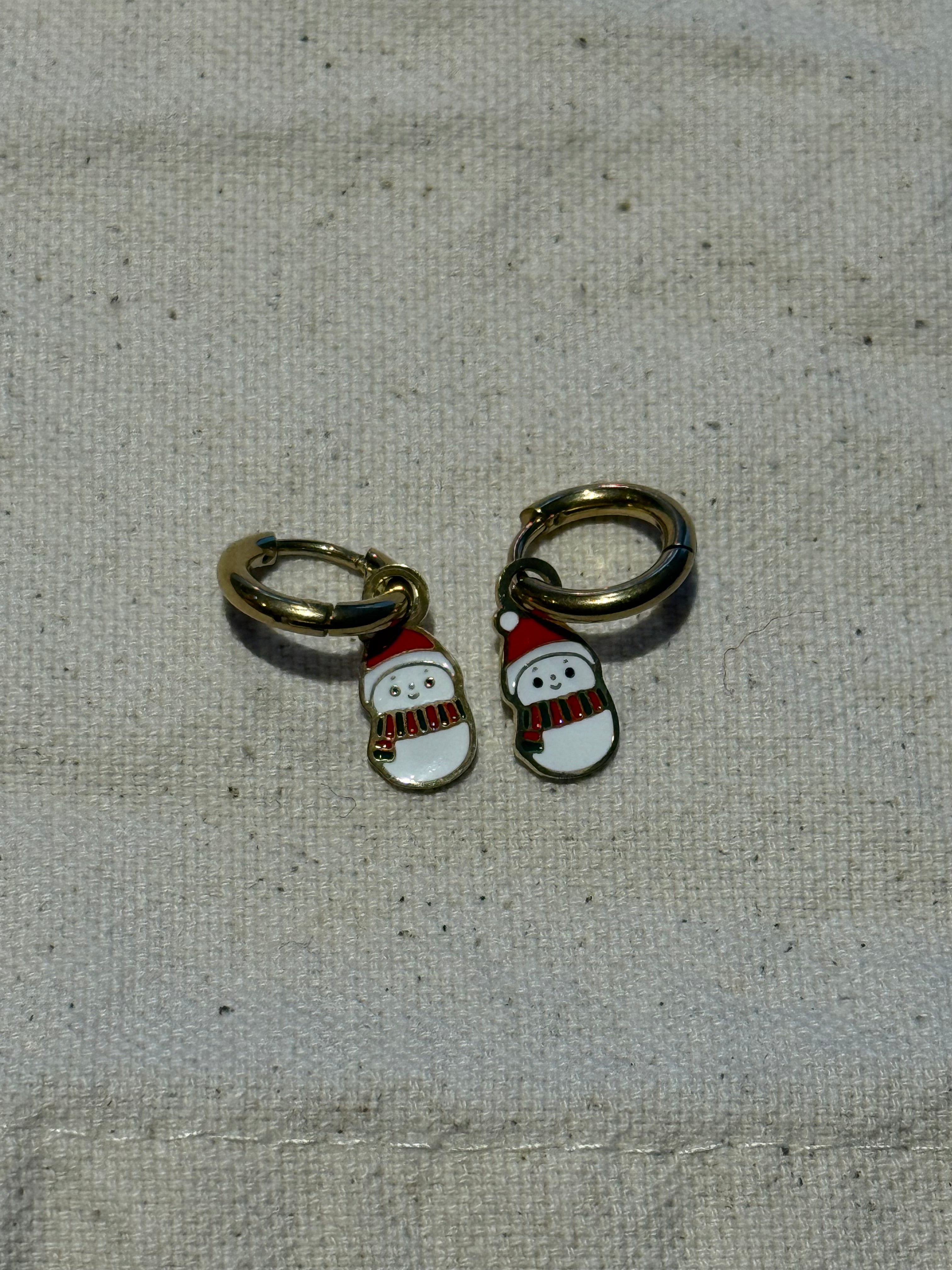 The Snowman Festive Earrings