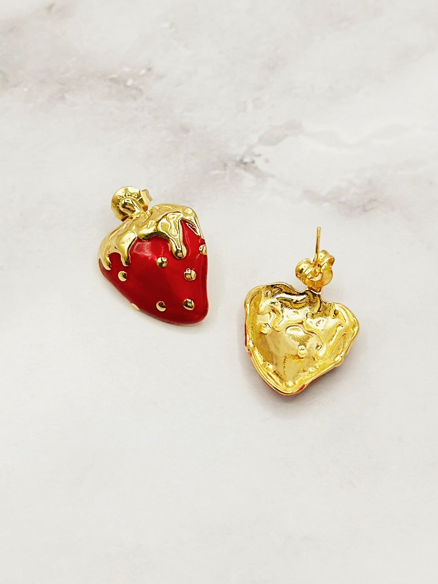 The Strawberry Earrings