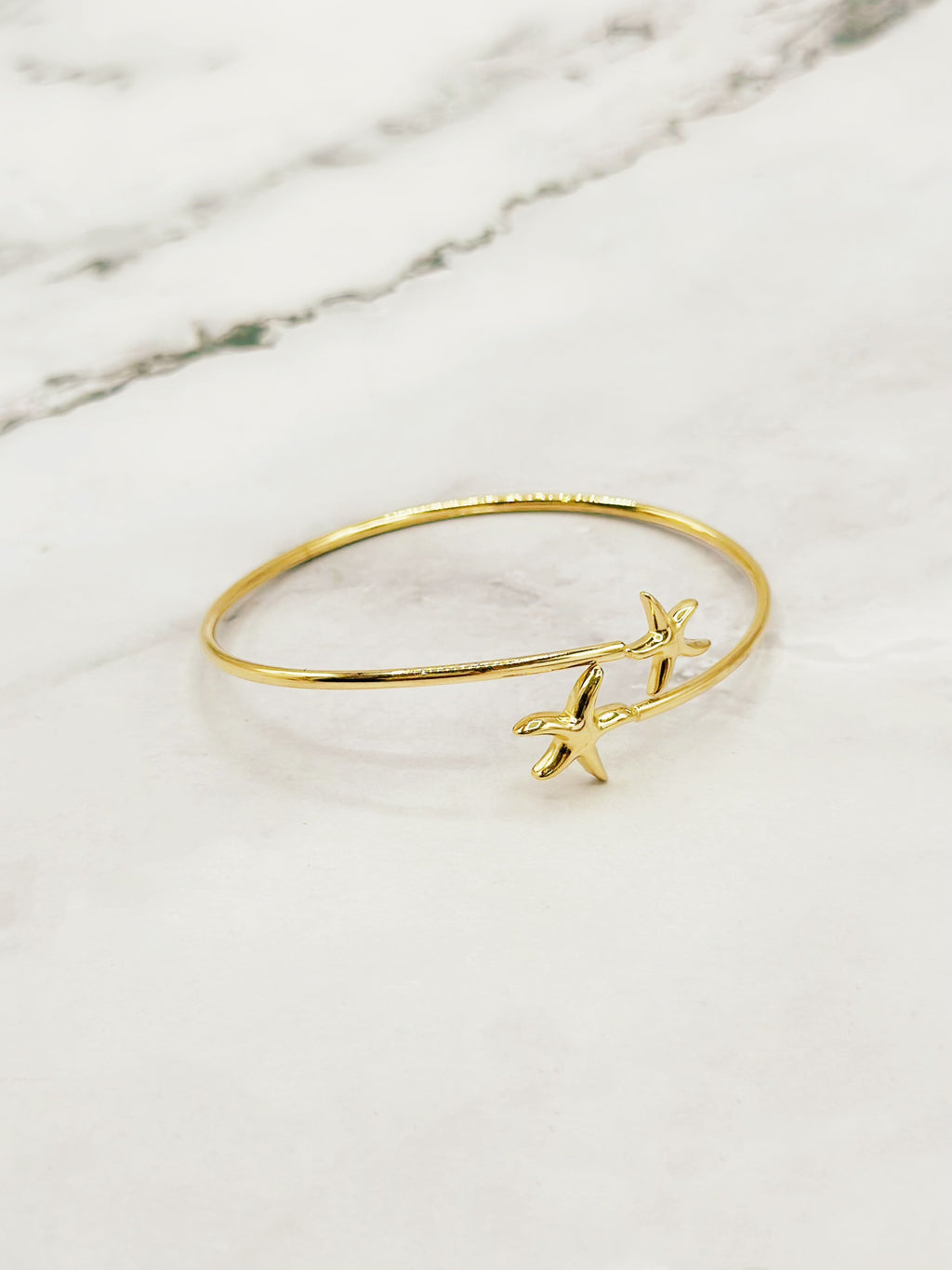 The Star Double Layered Bracelet in Gold