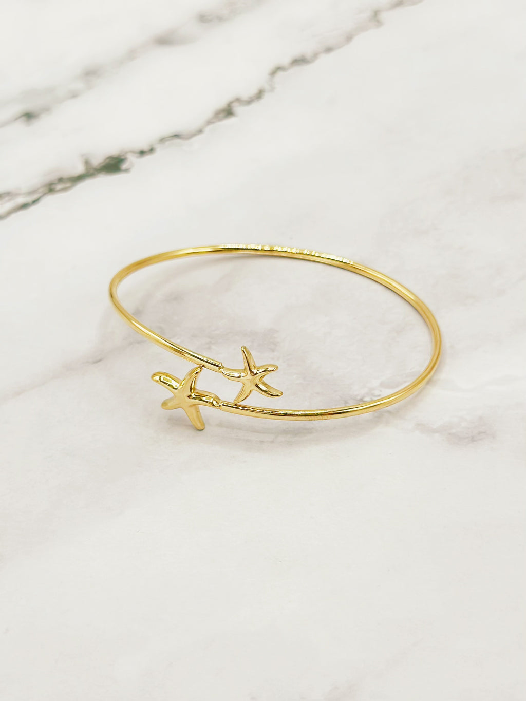 The Star Double Layered Bracelet in Gold