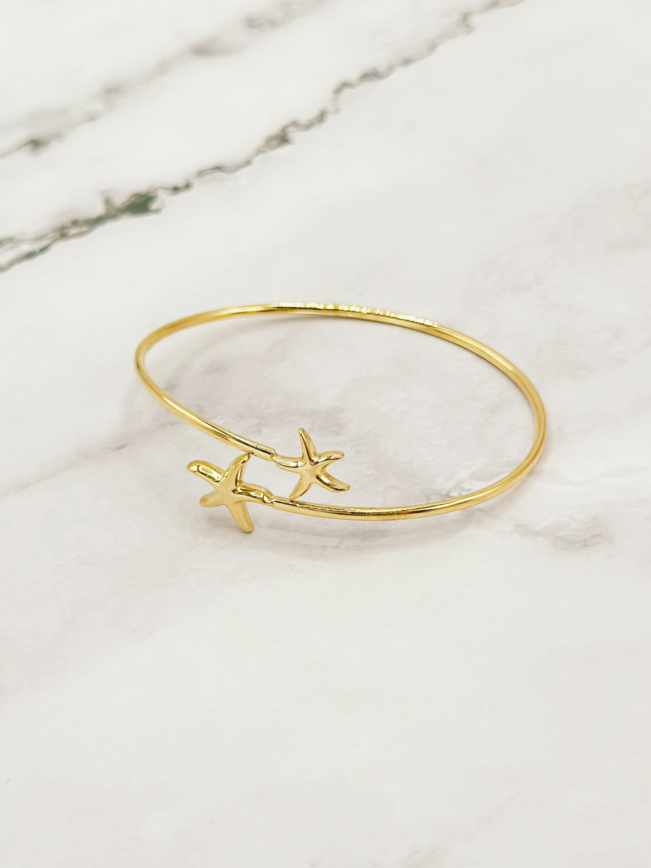 The Star Double Layered Bracelet in Gold